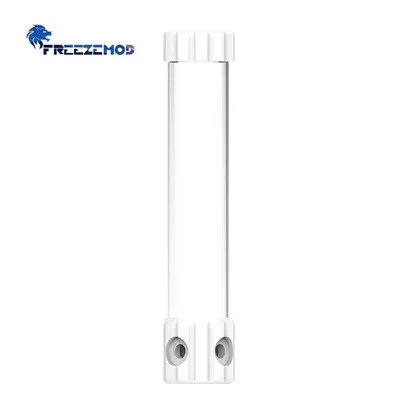 FREEZEMOD Transparent Computer Cylindrical Water Cooling Reservoir OD50MM POM Water Tank with Built-in Filtration PC Cooler: GRAY