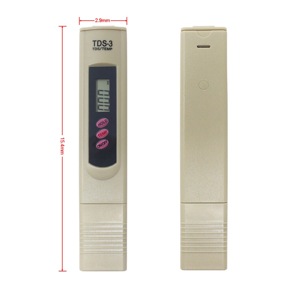 Digital ATC PH Meter TDS Tester Water Fish Tank Water Analyzer LCD Pen PH Monitor Automatic Calibration Glass Electrode