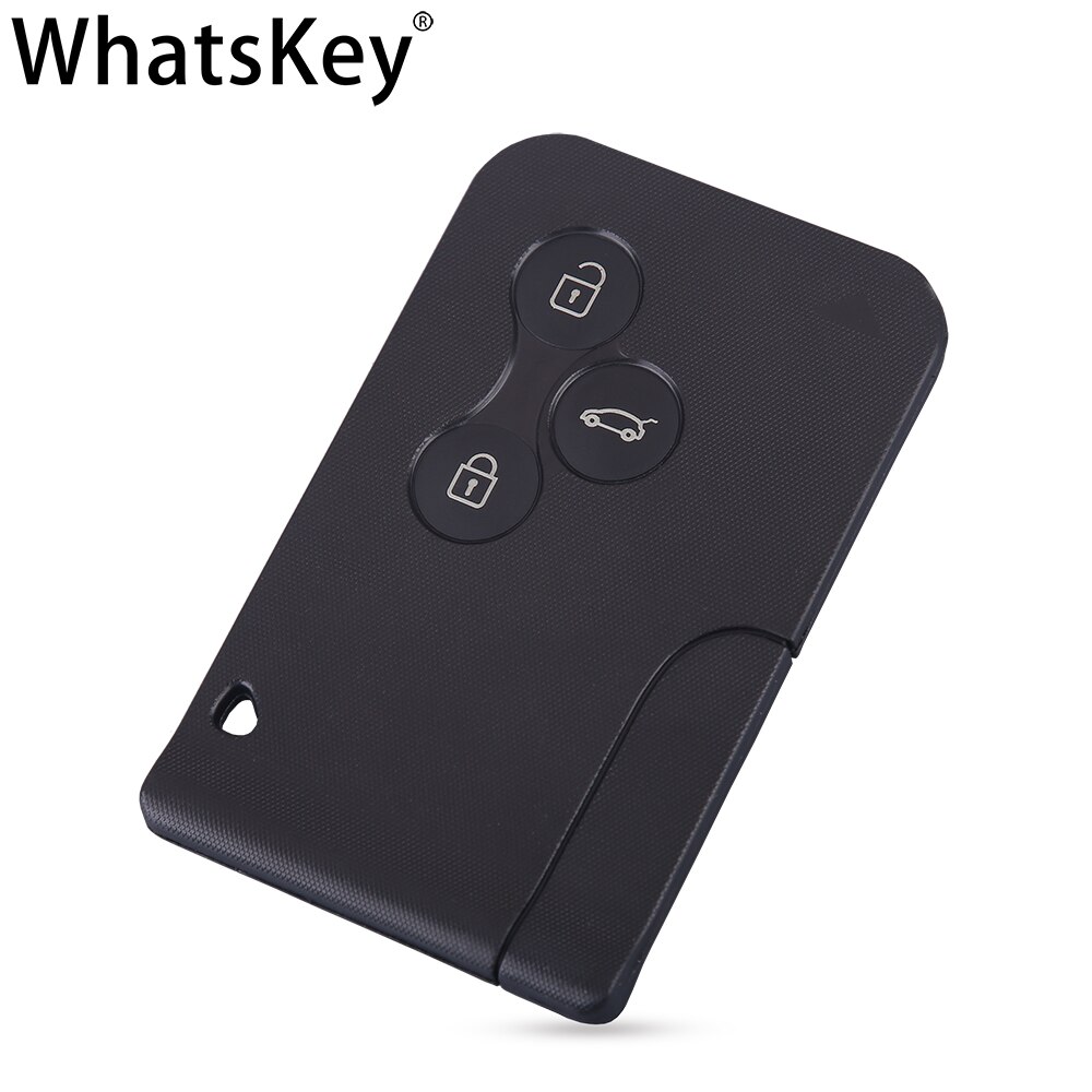 Whatskey Vervangende Afstandsbediening Auto Key Card Shell Case Smart Card Key Case Voor Renault Clio Logan Megane 2 3 Koleos scenic