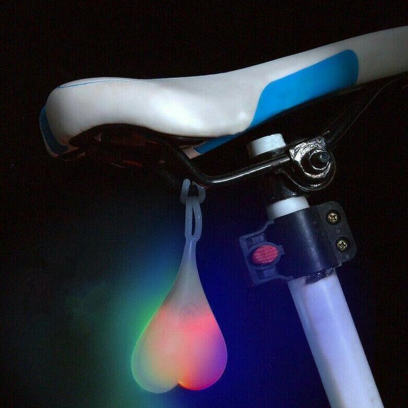 Cycling Balls Tail Light Silicone Bike Waterproof Night Essential LED Safety Warning Lights Bicycle Seat Back Egg Lamps