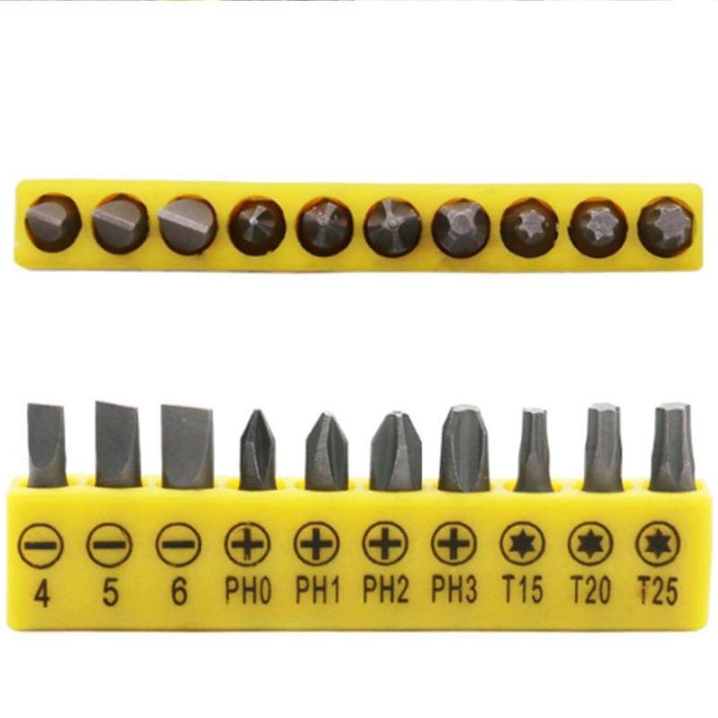 1pc Adjustable Double Head Handle Black 6.35 Wrench Sleeve Hex Universal Ratchet Bit Hook L-type 1/4 Head With Screwdriver P8U5