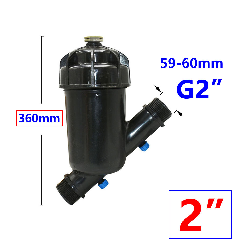 Irrigatie Metalen Mesh Filter 3/4 "1" 1.25 "1.5" 2 Inch 120 Mesh Water Filter Mesh Tuin drip Irrigatie Tool 1Pcs: Blauw