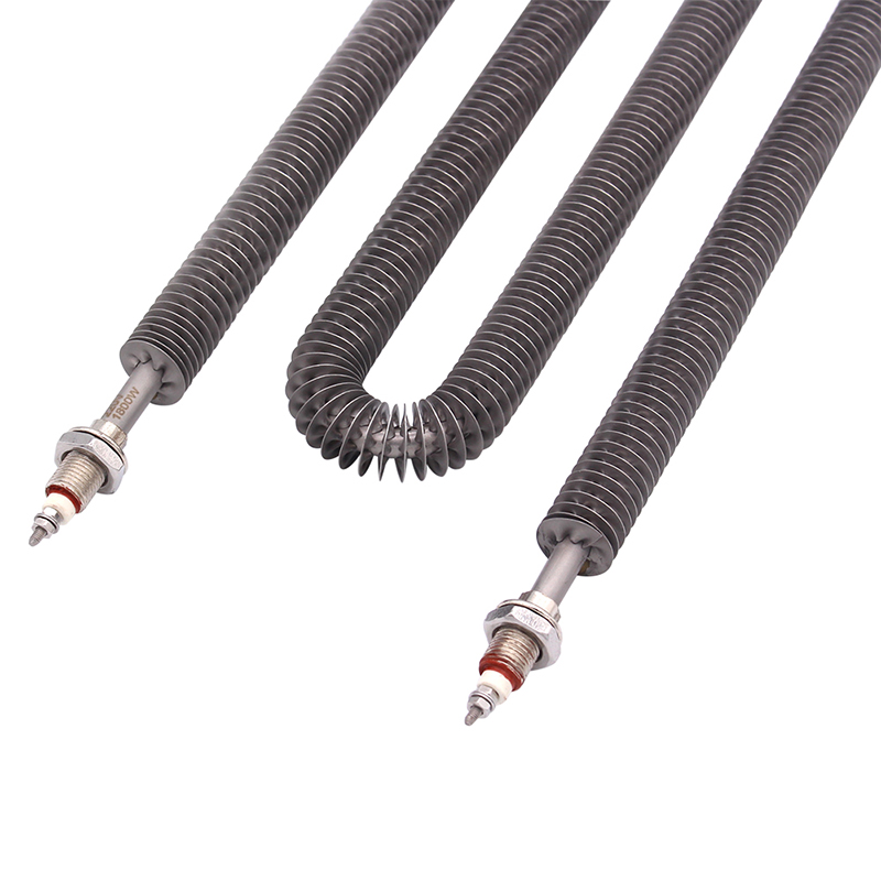 DERNORD 220v 1800w 2kw Kanalheizregister-rippenrohr Heizung W Geformt Edelstahl Luft Heizung Element mit M12 Gewinde Für zuletzt Bank