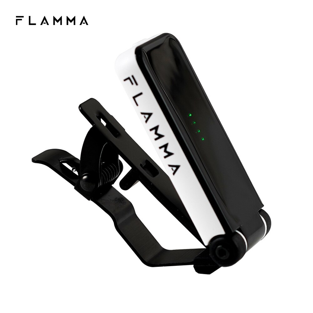 FLAMMA FT01 Clip-on Tuner for Electric Acoustic Guitar Bass Ukeleles All Instruments Christmas