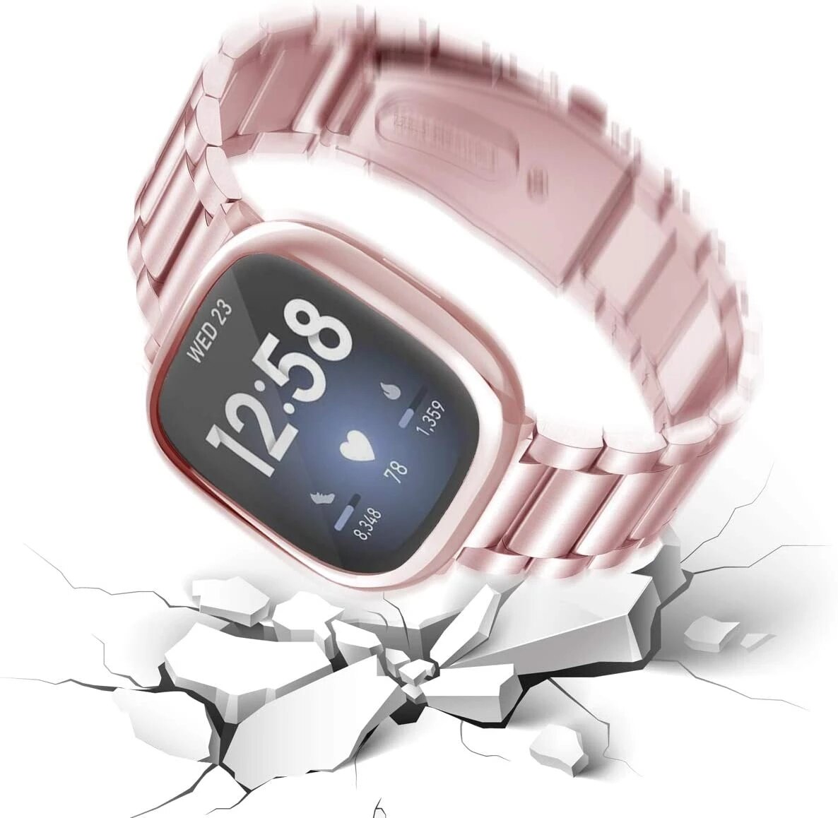 For Amazfit Amazfit Bip 5 3 S U Pro Lite Band Stainless Steel Metal Strap For Amazfit GTS4 3 2e Mini with Screen Protective Case