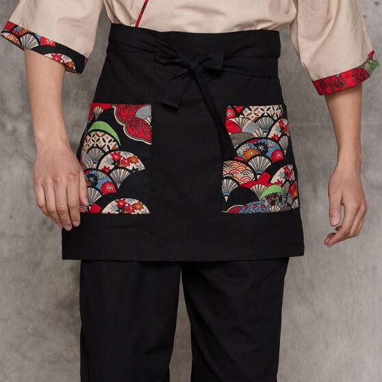 Japanse Keuken Schort Chef Schort Zwarte Korte Schort 8 Stijl Japanse Keuken