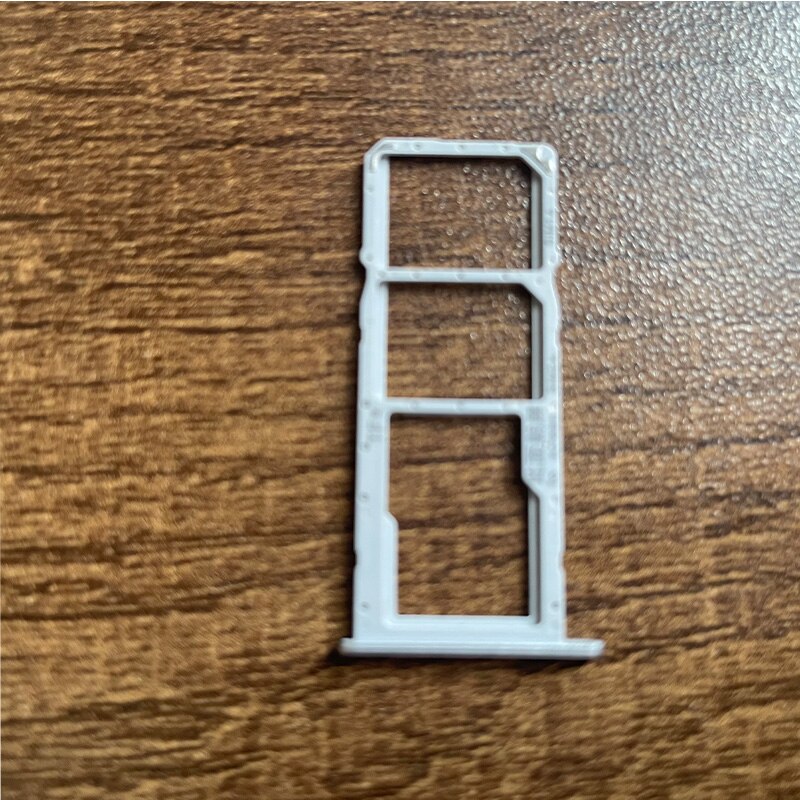 Bandeja de tarjeta Sim, Conector de soporte de ranura, conector adaptador para Huawei Honor 9A Y6P , piezas de reparación de repuesto: Honor 9A white