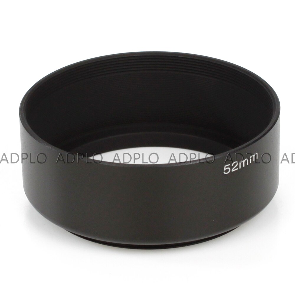 37 39 40.5 43 52mm metal standard screw in mount lens hood for Canon for Nikon for Pentax for Olympus for Sony