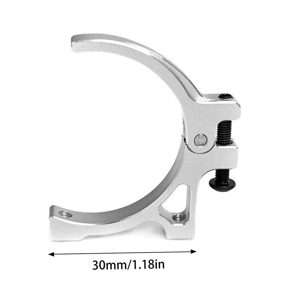 Rc motor køleventilator 40 x 40mm aluminiumsholder til 1/10 1/8 rc biler 4068 4082 4092 4074 4274 4268 børsteløs motor