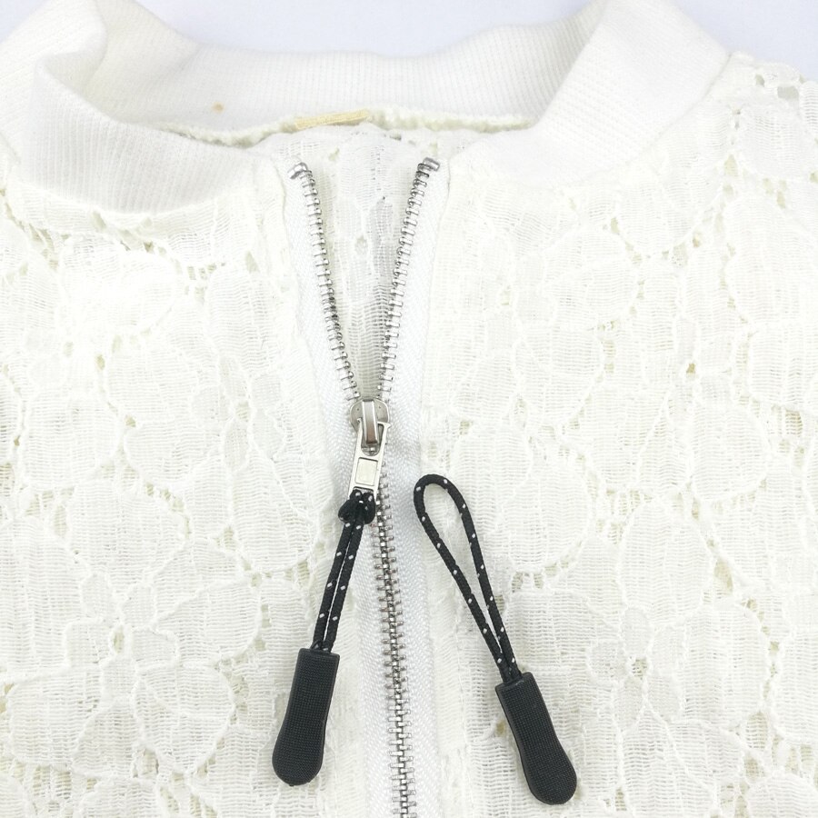 20Pcs Plastic Rope Zipper Pull Replacement With Strap for Outdoor Backpack Gym Suit Garment Bag Parts Accessories