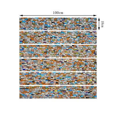 Mosaik Stein Treppen Fliesen Aufkleber Selbst Klebe PVC Treppe Dekoration Tapeten Moderne Stil Zu Hause DIY Renovierung Kunst Abziehbilder: Ursprünglich Titel