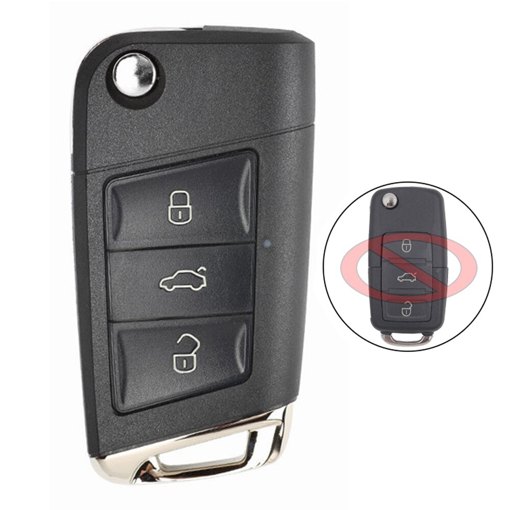 Keyecu 1J0 959 753 ach DJ DA P, 1KO 959 753 G N 3 przyciski nowy golf 7 stylowy klucz zdalny robić volkswagena robić Skoda robić siedzenia