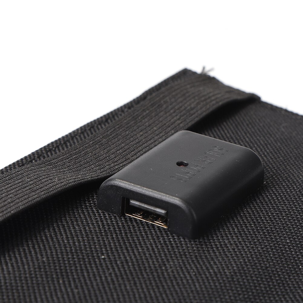 Waterproof Folding 6W Power Bank Charger Solar Cells Battery Pack 5V USB Portable Solar Panels for Mobile Phone with Carabiner