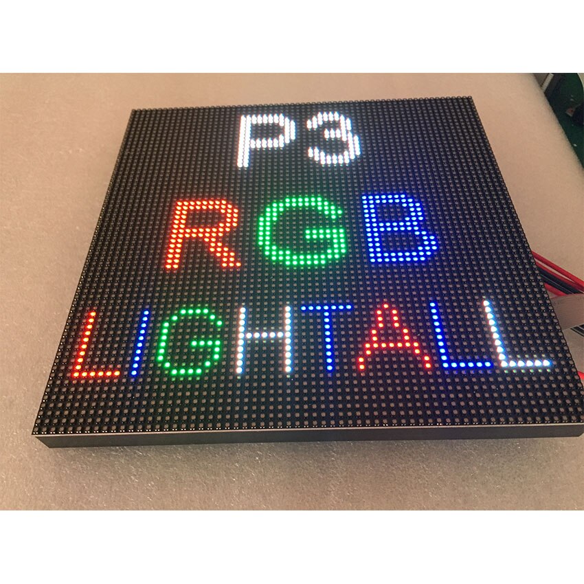 P3 led module hub75 indoor led matrix 64*64 192*192mm led display full color P2.5 P3.91 P6 rgb 111111 dots led sign