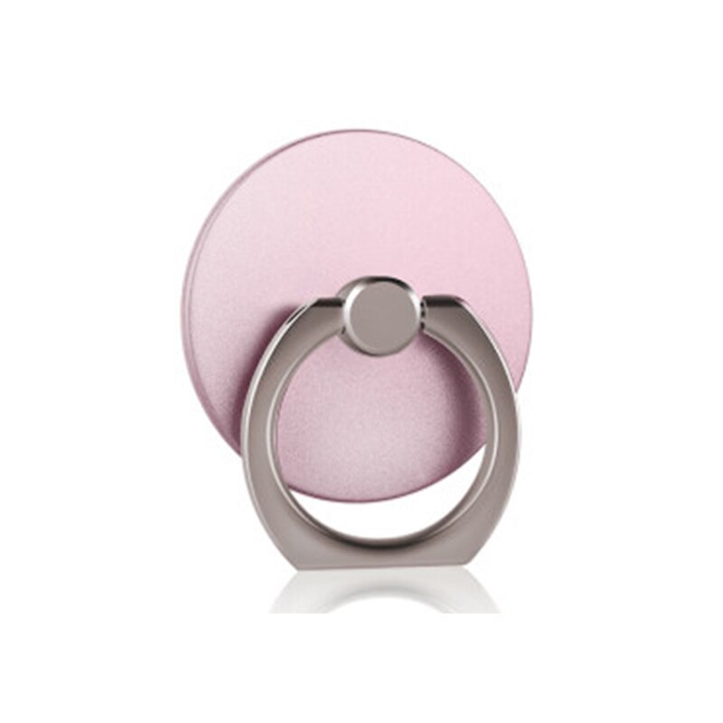 Phone Ring Holder Universal Mobile Phone Grip non-slip Metal/Plastic Finger Ring for Phone/Tablet Holder Stand Cat/Bear: rose gold Circle