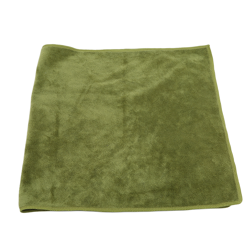 Nuttig Grote Dikke Zachte 75x35 cm Absorberende Polyester Fiber Beach Drogen Bad Washandje Douche Handdoek: green