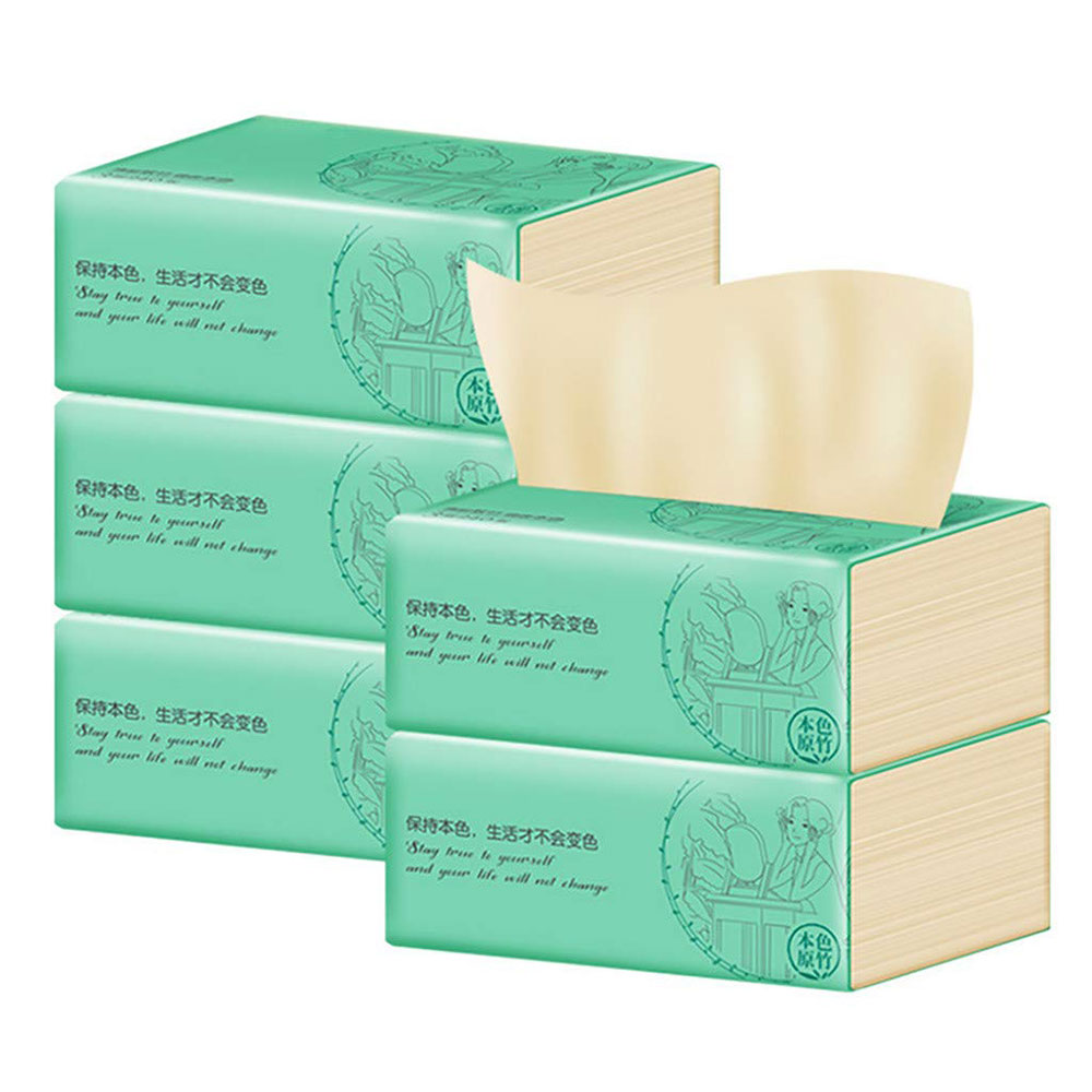 5 uds. Papel higiénico de viaje, pañuelos, artículos básicos para el hogar, papel higiénico suave Ultra, pulpa de madera colorpara uso diario