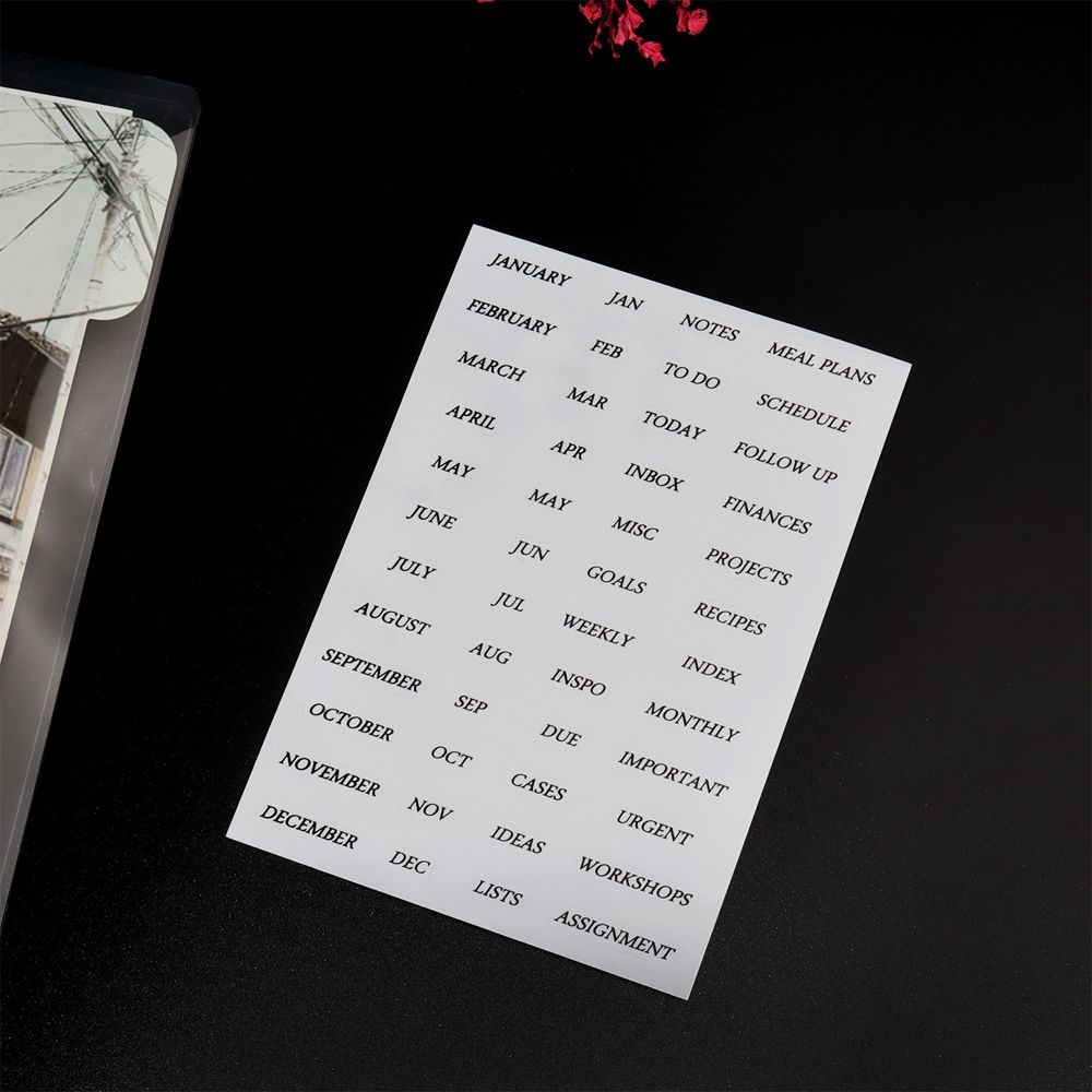 Notebook Sticker Separator Page Loose Leaf Page Dividers Binder Index Separator Binder Index Dividers Diary Book Sticker