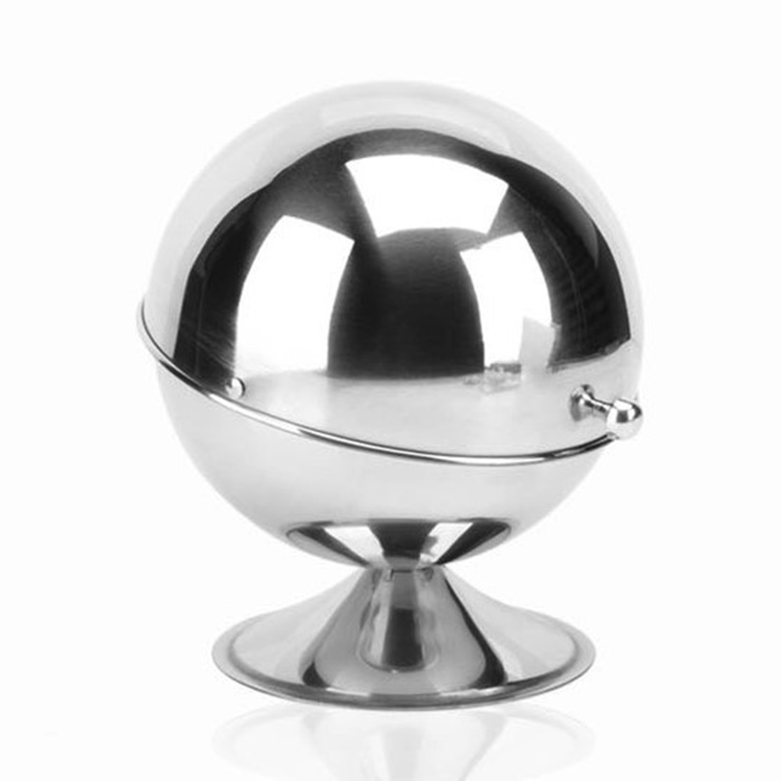 Sugar Bowl With Lid Round Dust-Proof Stainless Steel Sugar Container For Kitchen