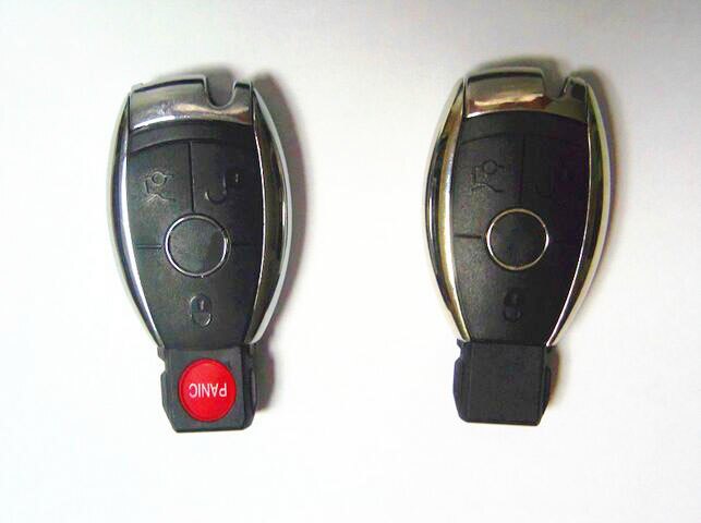 Smart Remote Key Shell Case Voor Benz GL450 S B CLK Klasse 3 Knop/3 + 1 Knop Met Sleutelblad & Batterij Houder FOB Klep