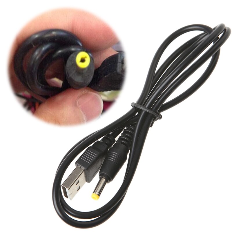 USB macho a 4,0 1,7mm x 5V DC Barrel Jack, Cable de alimentación, Conector de carga
