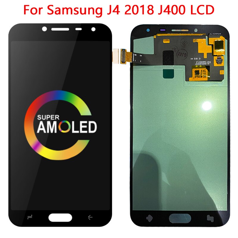 SUPER AMOLED J400 A CRISTALLI LIQUIDI Per Samsung Galaxy J4 2018 J400 J400F J400G Display LCD Touch Screen Digitizer Assembly SM-J4 2018 LCD