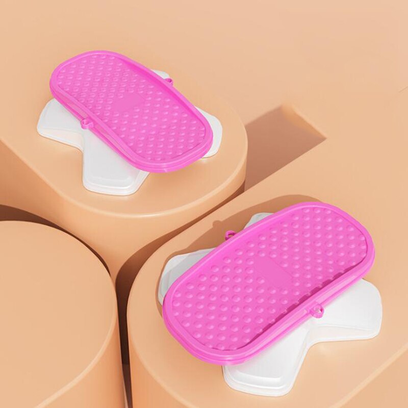 Twister Board Taille Twist Portable Balance Fitnessapparatuur Twisting Disc Aërobe Oefening Dubbele Pedaal Body Toning Workout: Roze