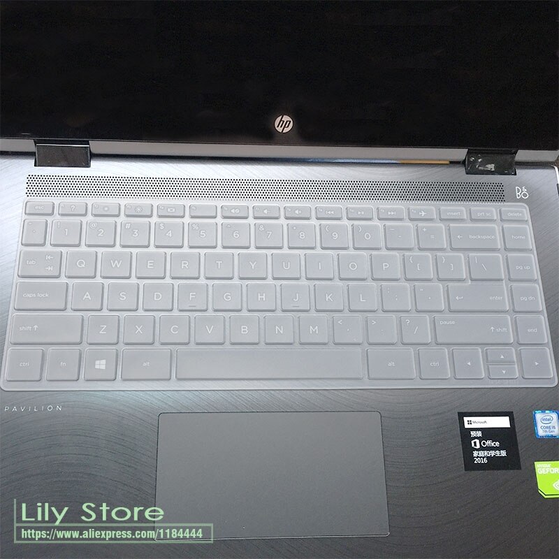 Laptop Keyboard Protector Skin Cover for HP Pavilion X360 14-dh1042tx 14-dh1058tx 14-dh1006tu 14-dh1026ne 14-dh1056tx 14-dh: clear