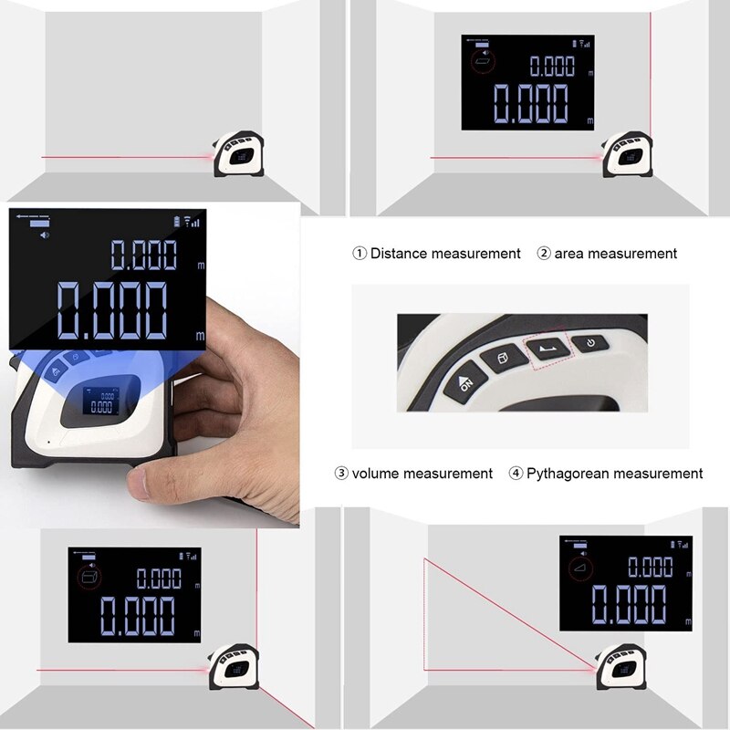 Witte Meetlintband Die Lengte In Meters En Centimeters Op De Houten Die Oppervlakte Meten Als Symbool Van Hulpmiddel Door Image82866318