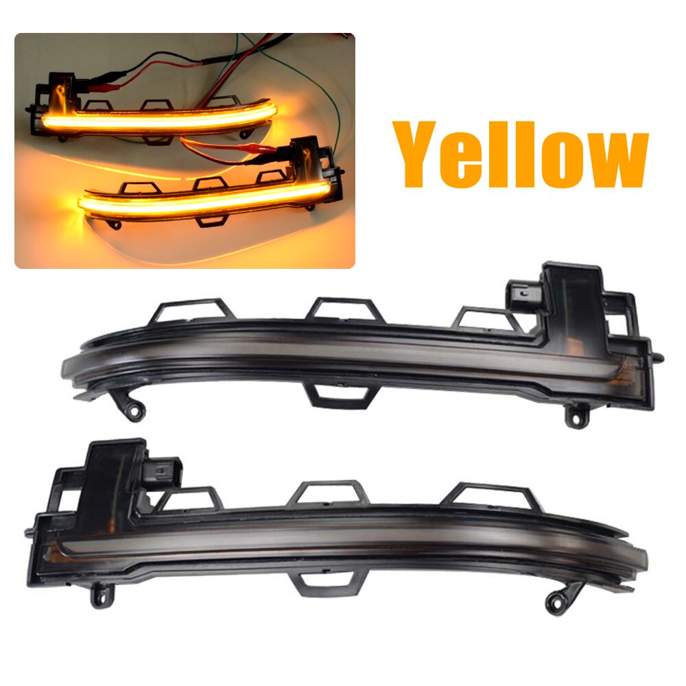 LED Dynamische Blinker Licht Für BMW X3 G01 X4 G02 X5 G05 X6 G06 X7 G07 fließende Wasser Blinker Blinklicht: Gelb