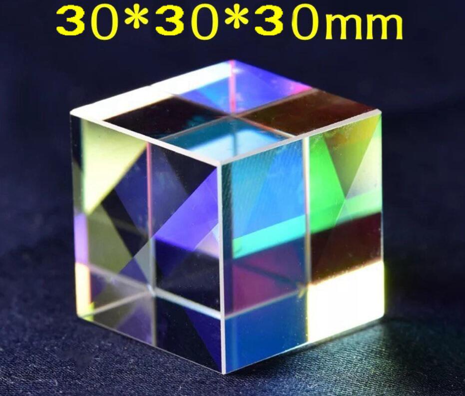 30*30*30mm Licht kubus prisma kleur combineren prisma universe kubus zes zijden