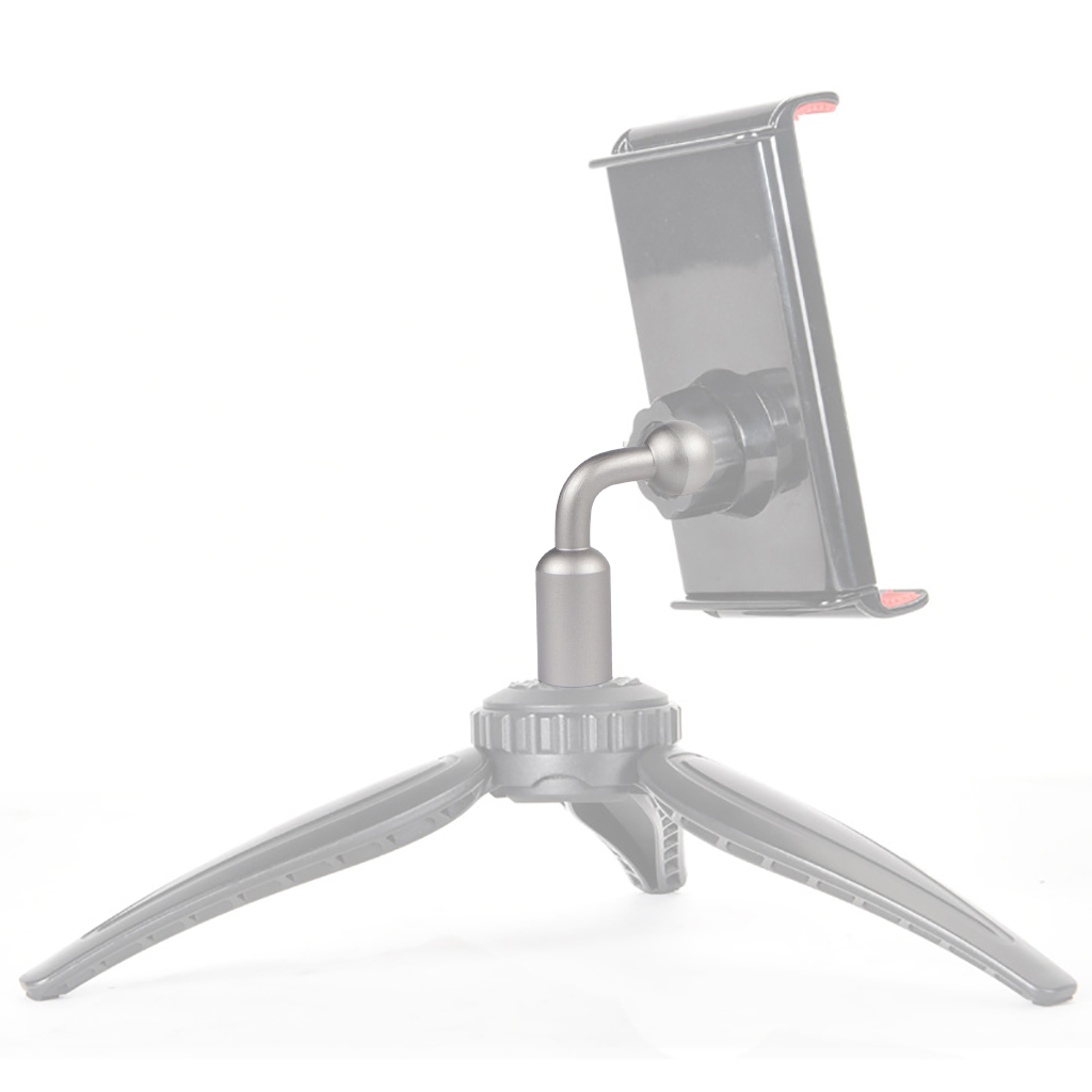 Metall 17mm -kulehodeadapter for telefon, nettbrett, gps-navigator, brakettholder, 1/4- gjengers  to 17mm- kulehodekontakt for stativfeste