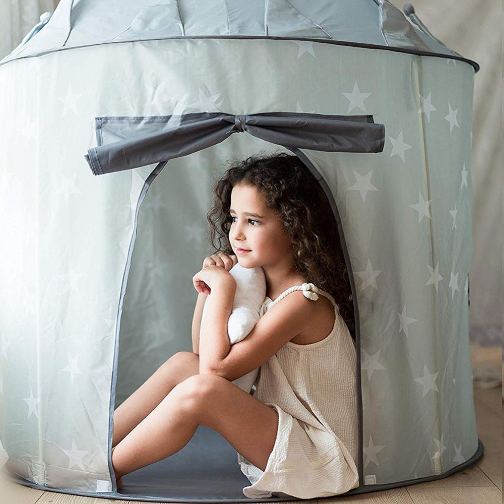 Opvouwbare Draagbare Prinses Kasteel Tulle Kinderen Kids Game Play Tent Creatieve Ontwikkelen Outdoor Indoor Yurt Kasteel Speelhuisje Speelgoed