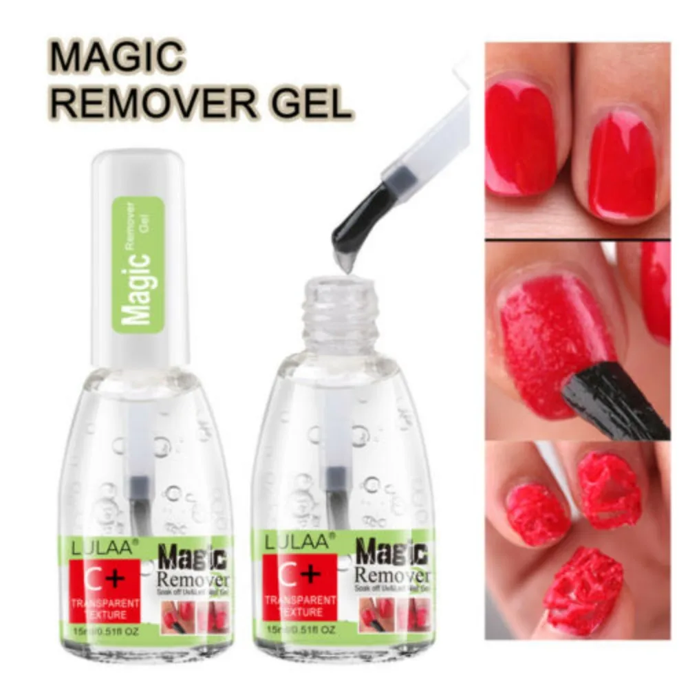 3-5 min. hurtig fjerner magisk fjerner gel neglelak 15ml soak-off uv led burst fjerner rensemiddel neglekunstværktøj manicure rensemiddel