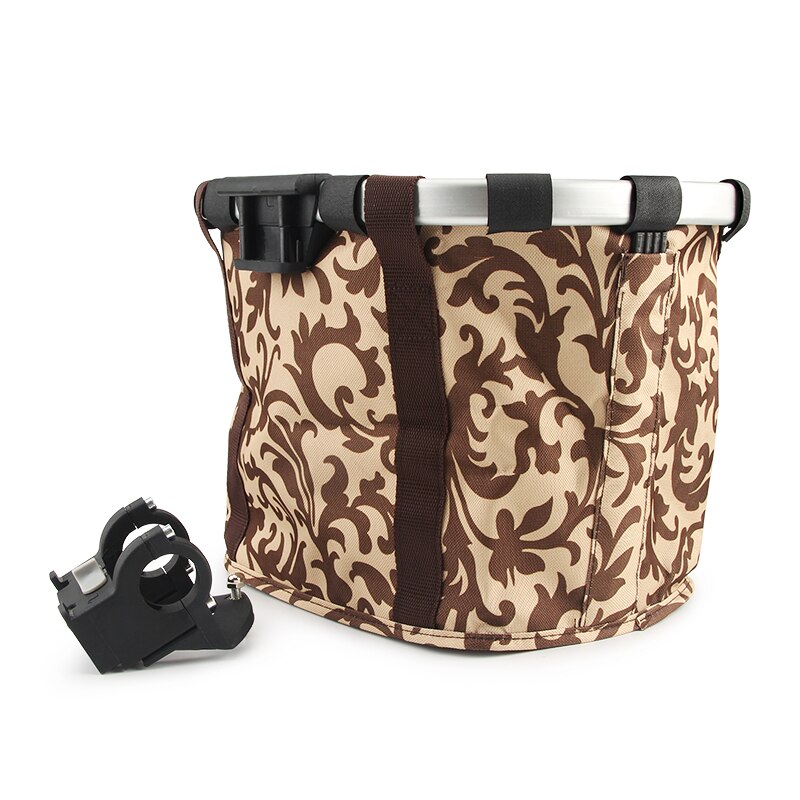 Sac de transport de vélo pour animaux de compagnie, pour chiot chat, siège de transport de vélo pour petit chien, panier de voyage amovible, accessoires de voyage: Coffee