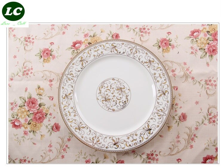 20cm luksus fad tallerkener keramisk service tallerken pocelæn porcelæn tallerkener