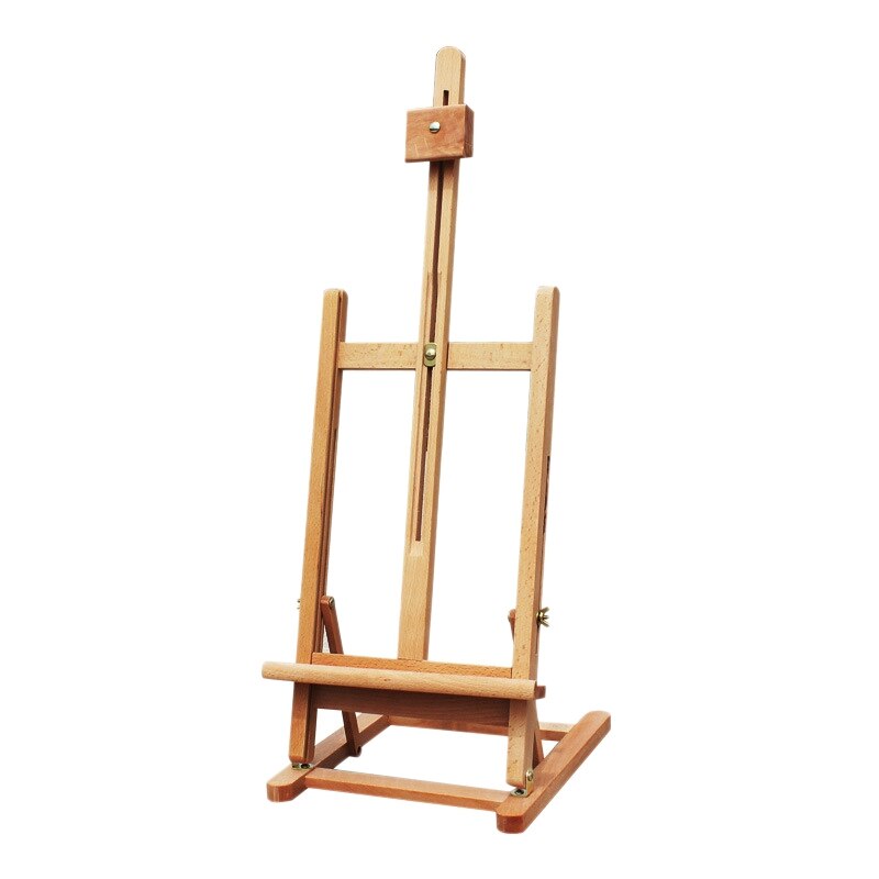 41Cm Art Mini Artist Wooden Table Folding Painting Easel Frame Adjustable Tripod Display Shelf Outdoor Studio Display: Default Title