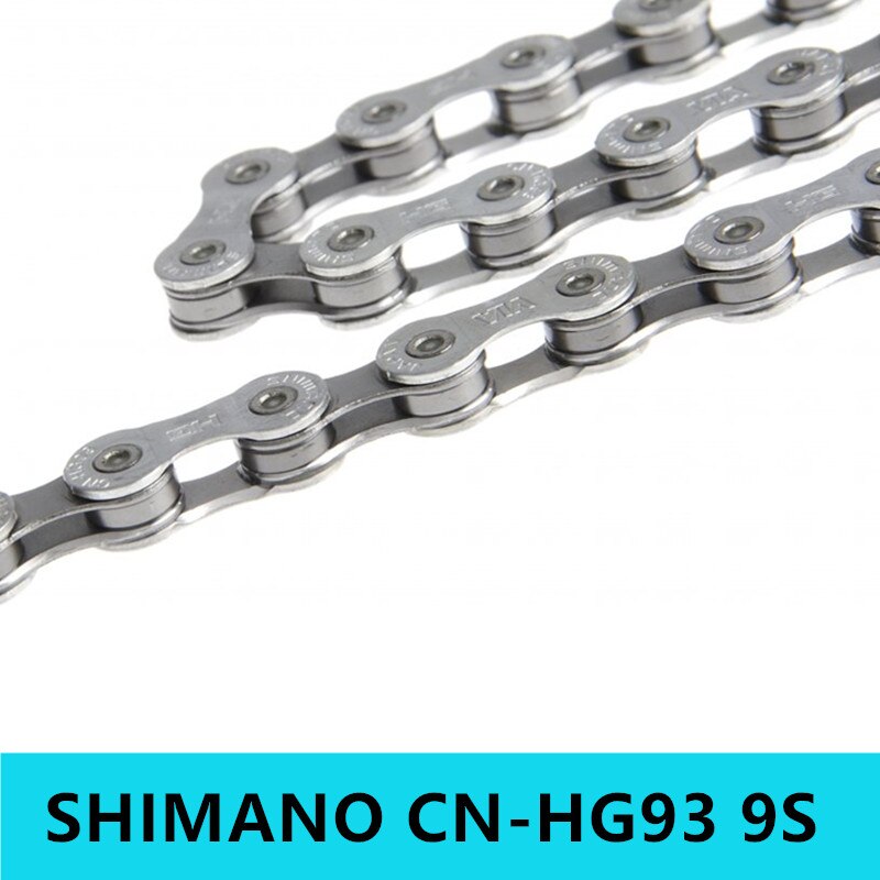 Shimano cn -hg93 9 nopeus ketju maastopyörän ketju liittimellä pyöräily maantie mtb polkupyörän ketjut
