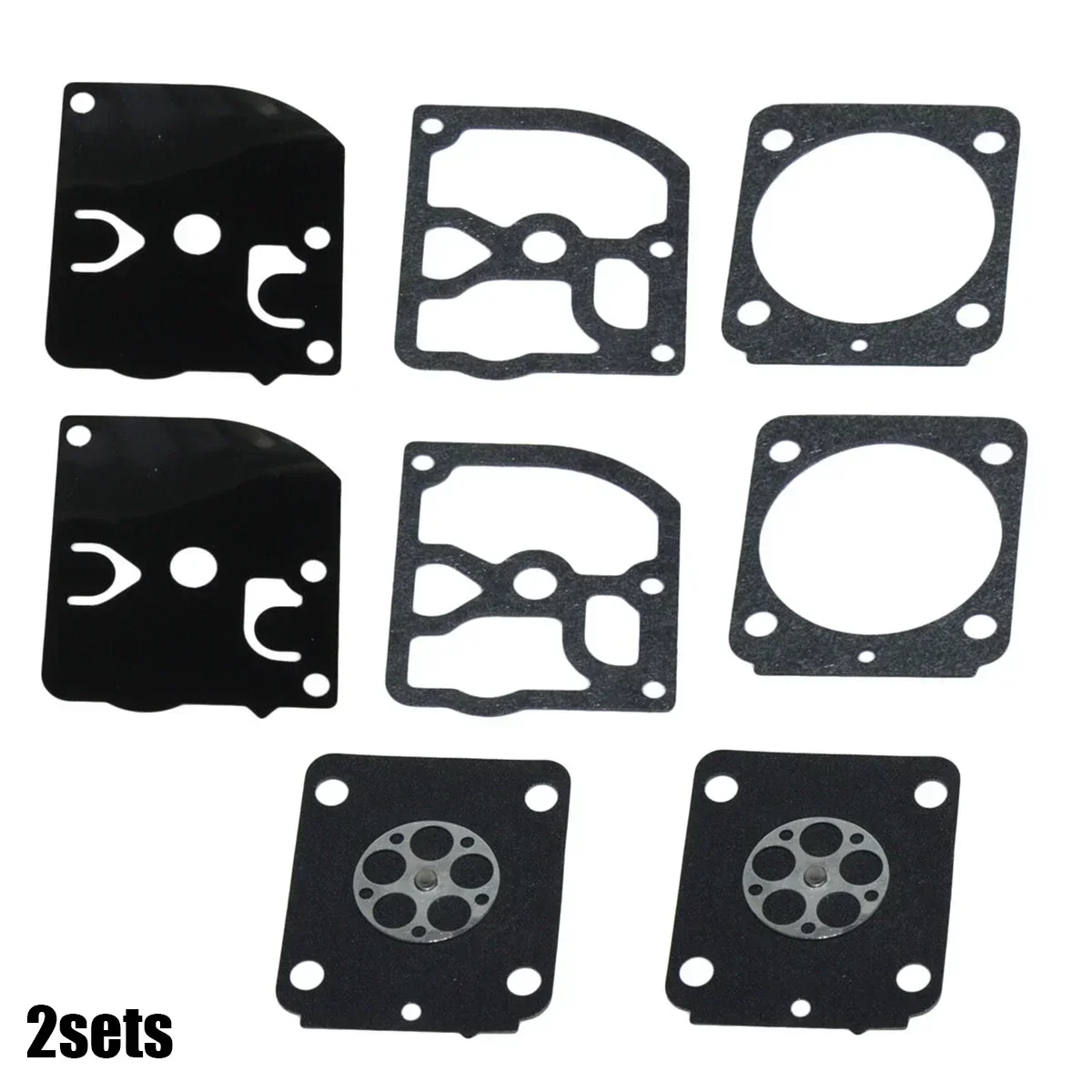 2Set Carburatore Membrana e Kit Guarnizioni Per STIHL MS171 MS181 MS211 Carburatore Carb Guarnizione Membrana Riparazione Ricostruire Kit