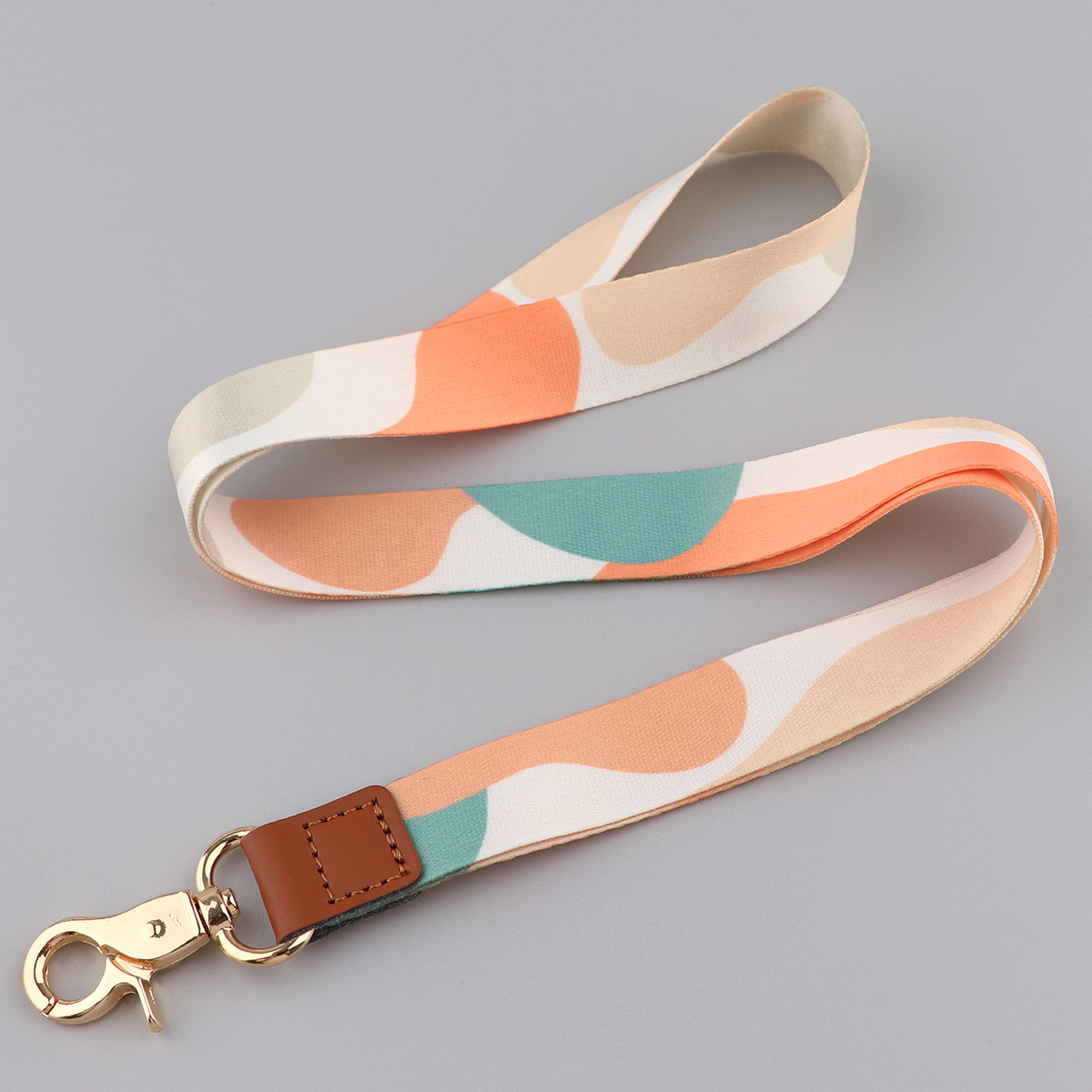 Minimalism Lanyard Colorful Print Neck Strap for key ID Card Cellphone Straps Badge Holder DIY Hanging Rope Neckband Accessories