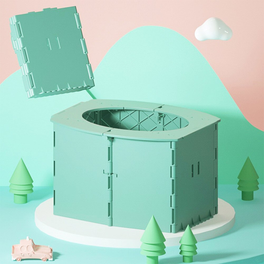 Składana toaleta przenośna mobilna podwyższenie robić toalety samochód PP toaleta materiały zewnętrzne składane nocnik niemowlę awaryjne nocniki