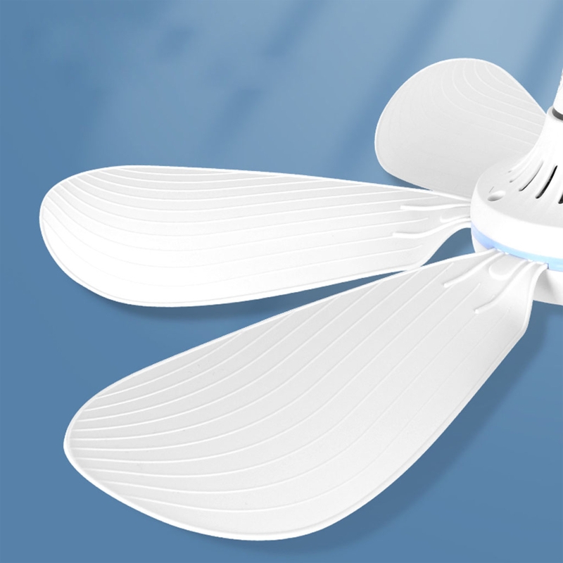 Stille 6 Bladeren Usb Powered Luifel Plafond Ventilator Met Aan Uit Schakelaar Een Snelheid Opknoping Ventilator Voor Outdoor Camping Thuis bed Tent