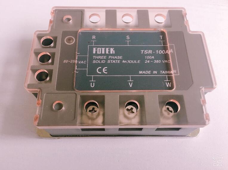 TSR-25AA TSR-40AA TSR-60AA TSR-75AA TSR-100AA Three-phase SSR Solid State Relay input 80-250VAC load 24-380VAC