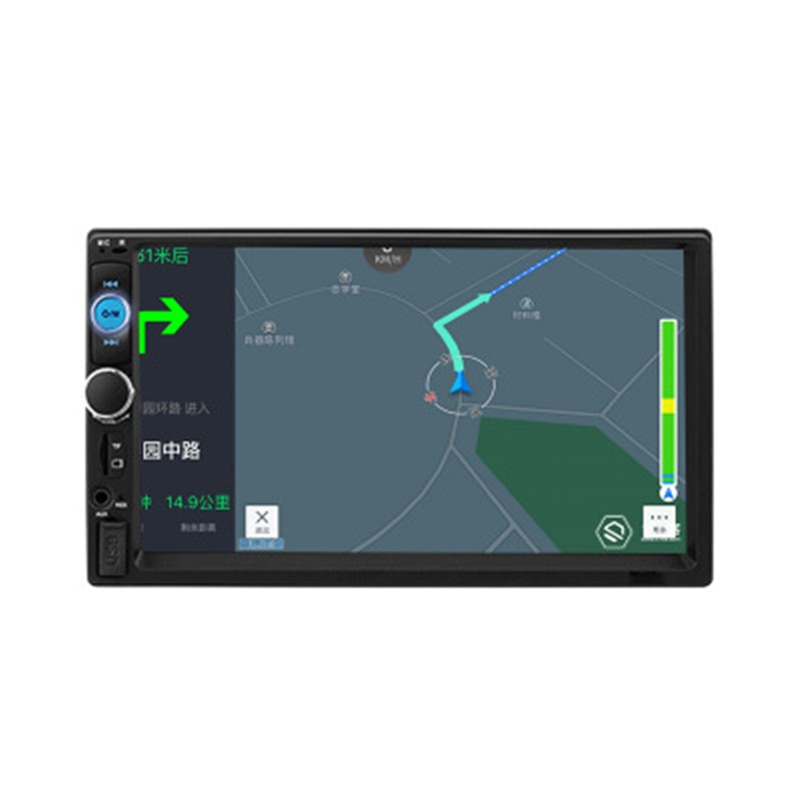 Radio con Gps para coche, reproductor Universal con android, 7 pulgadas, cabeza de navegación, cámara de visión trasera inversa