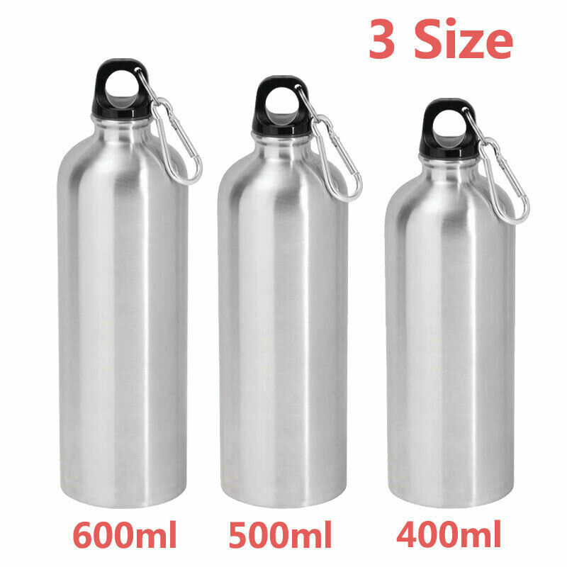 Botella de agua de acero inoxidable de doble pared, termo de Metal con aislamiento al vacío para deportes, gimnasio, deportes al aire libre, Camping, senderismo y ciclismo