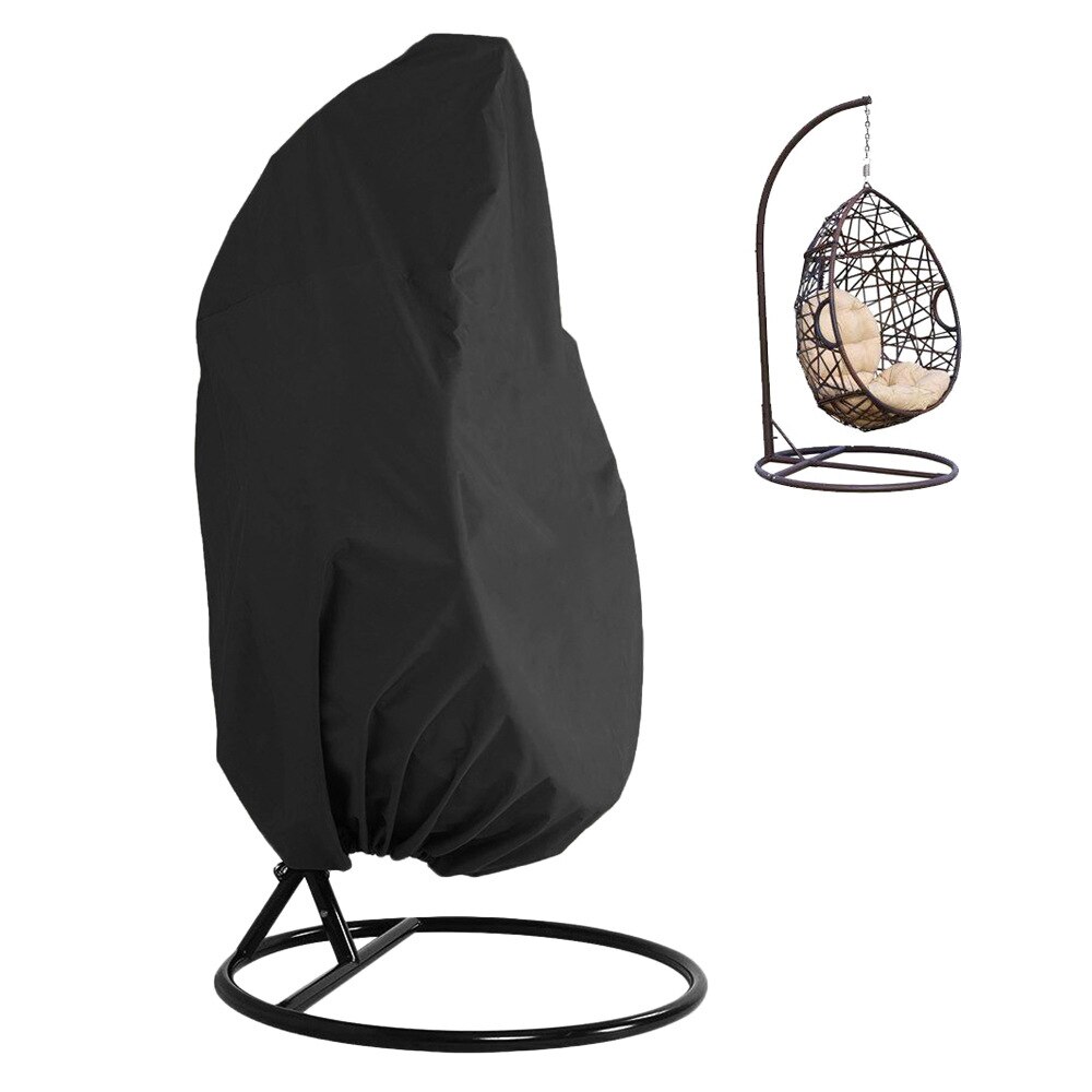 Rattan Swing Chair Cover, Patio Hanging Egg Chairs Cover Lightweight Waterproof with Zipper Dust Protector