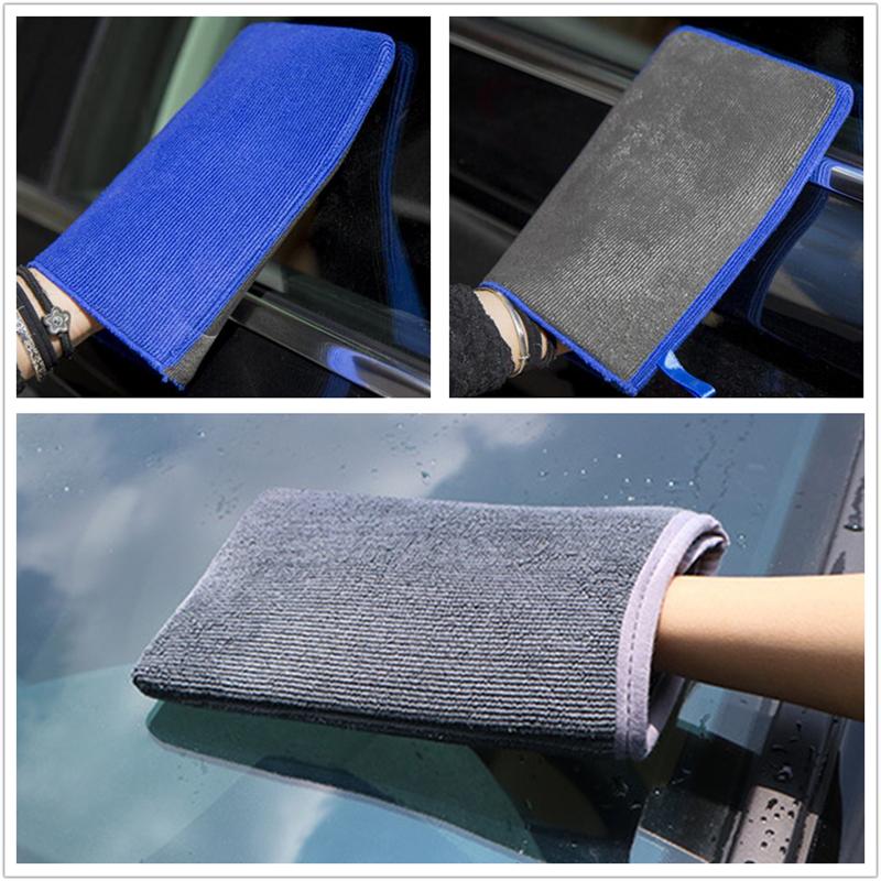 1pc Car Wash Glove Fine Grade Magic Washing Clay Mitt Car Washer Gloves Bar Towel For Auto Detailing Polishing Cleaning Cleaner