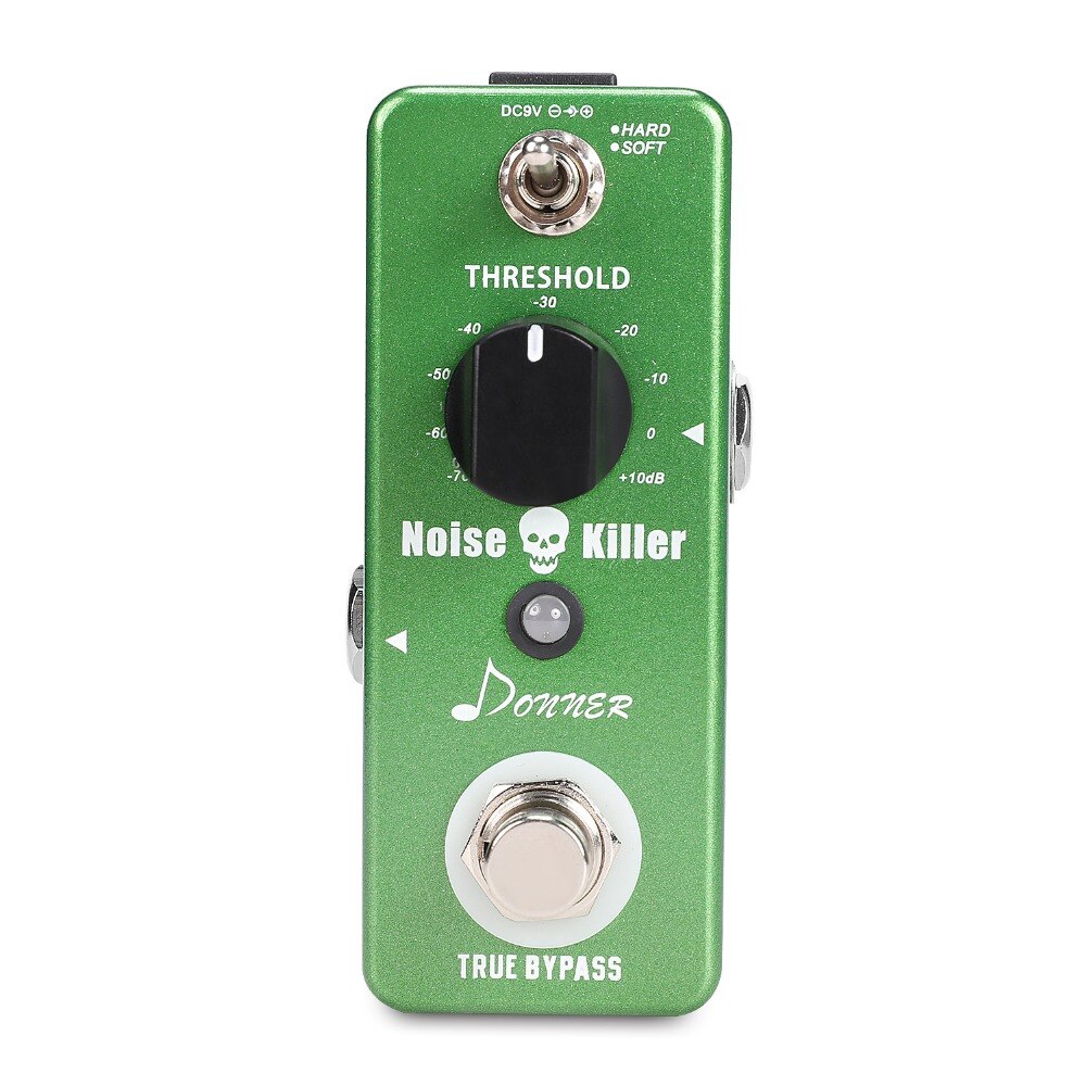 Donner sonido Killer puerta efecto Pedal reducción de ruido guitarra Pedal supressor verdadera Bypass accesorios de guitarra eléctrica