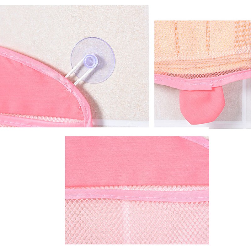 Baby badspeelgoed organizer voor jongens en meisjes, cartoon opvouwbare netzak met zuignap, hangende mand, badkamer, douche, speelgoed opberger