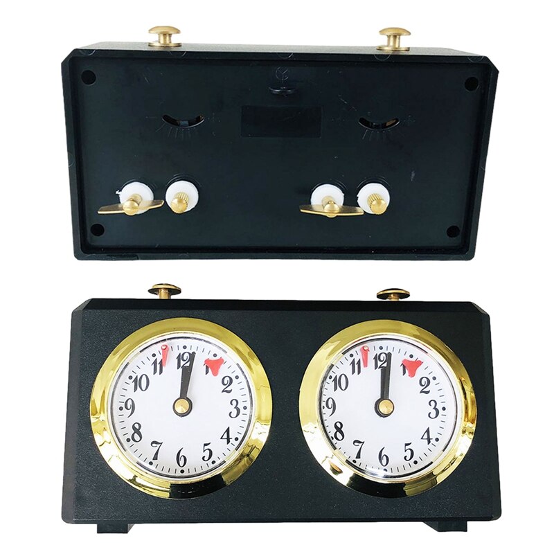 Reloj de competición Retro, reloj mecánico y portátil, con temporizador para juegos, cuenta atrás
